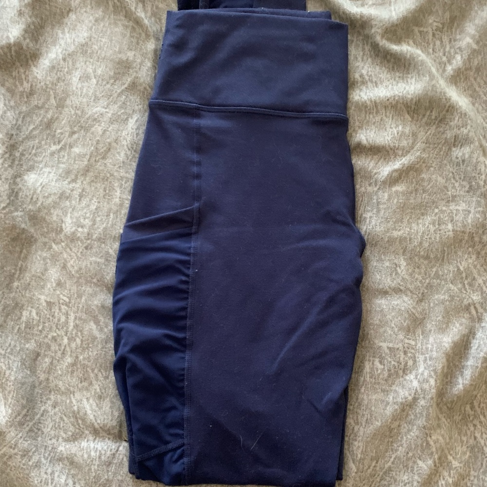 Navy fabletics power hold leggings